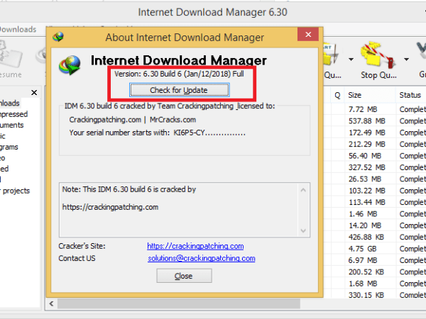 Download idm latest version with serial key and crack key